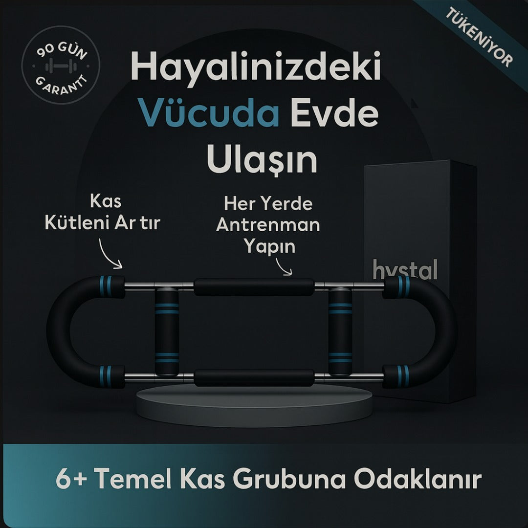 GorillaXBar™ – Taşınabilir Güç ve Fitness Çubuğu